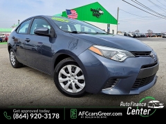 Used 2016  Toyota Corolla 4dr Sdn &lpar;Natl&rpar; at Auto Finance Center of Greer near Greer&comma; SC