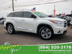 Used 2016 Toyota Highlander FWD 4dr V6 Limited (Natl) at Auto Finance Center of Greer near Greer, SC