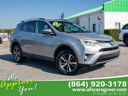 Used 2016 Toyota RAV4 4d SUV FWD XLE at Auto Finance Center of Greer near Greer, SC