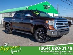 Used 2016  Toyota Tundra 4WD Truck CrewMax 5&period;7L FFV V8 6-Spd AT &lpar;Natl&rpar; at Auto Finance Center of Greer near Greer&comma; SC