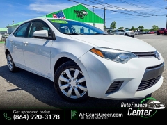 Used 2015  Toyota Corolla 4dr Sdn &lpar;Natl&rpar; at Auto Finance Center of Greer near Greer&comma; SC