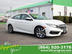 Used 2016  Honda Civic Sedan 4d EX at Auto Finance Center of Greer near Greer&comma; SC