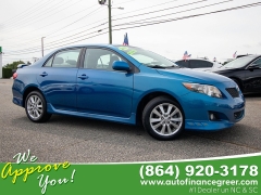 Used 2009 Toyota Corolla 4dr Sdn (Natl) at Auto Finance Center of Greer near Greer, SC