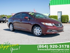 Used 2014 Honda Civic Sedan 4d LX CVT at Auto Finance Center of Greer near Greer, SC