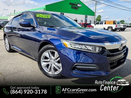Used 2018 Honda Accord Sedan 4d LX 1.5L at Auto Finance Center of Greer near Greer, SC