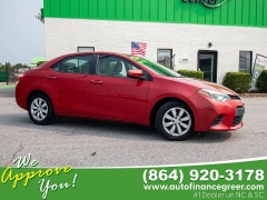Used 2014 Toyota Corolla 4dr Sdn (Natl) at Auto Finance Center of Greer near Greer, SC