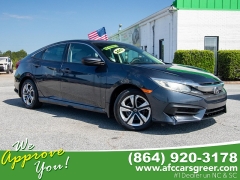 Used 2017 Honda Civic Sedan 4d LX CVT at Auto Finance Center of Greer near Greer, SC