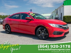 Used 2016 Honda Civic Sedan 4d LX CVT at Auto Finance Center of Greer near Greer, SC