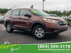 Used 2015 Honda CR-V 4d SUV FWD LX at Auto Finance Center of Greer near Greer, SC