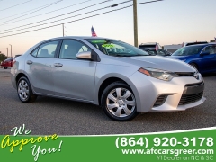 Used 2015 Toyota Corolla 4dr Sdn (Natl) at Auto Finance Center of Greer near Greer, SC