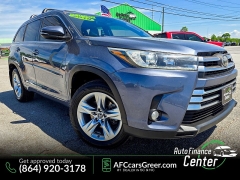 Used 2018  Toyota Highlander Limited V6 AWD &lpar;Natl&rpar; at Auto Finance Center of Greer near Greer&comma; SC