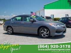 Used 2016 Honda Accord Sedan 4d LX CVT at Auto Finance Center of Greer near Greer, SC