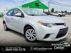Used 2015  Toyota Corolla 4dr Sdn &lpar;Natl&rpar; at Auto Finance Center of Greer near Greer&comma; SC