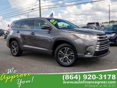 Used 2018 Toyota Highlander 4d SUV FWD LE at Auto Finance Center of Greer near Greer, SC