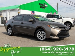 Used 2019  Toyota Corolla &lpar;Natl&rpar; at Auto Finance Center of Greer near Greer&comma; SC