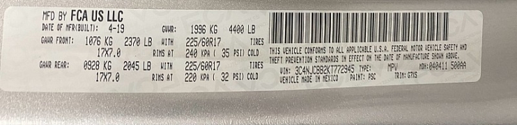 Used 2019  Jeep Compass 4d SUV FWD Latitude at Ideal Cars Llc near Mesa&comma; AZ