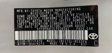 Used 2020  Toyota Corolla 4d Sedan L at Ideal Cars Llc near Mesa&comma; AZ