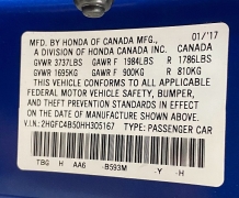 Used 2017  Honda Civic Coupe 2d LX CVT at Ideal Cars Llc near Mesa&comma; AZ