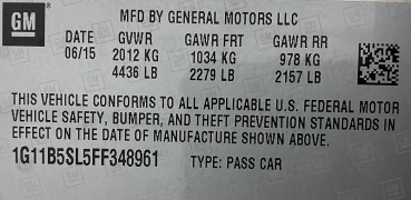 Used 2015  Chevrolet Malibu 4d Sedan LS at Ideal Cars Llc near Mesa, AZ