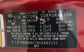 Used 2012  Kia Sedona 4d Wagon LX at Ideal Cars Llc near Mesa&comma; AZ