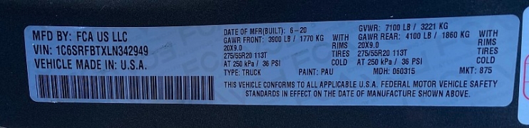 Used 2020  Ram 1500 4WD Quad Cab Big Horn at Ideal Cars Llc near Mesa, AZ