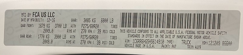 Used 2017  Ram 1500 2WD Quad Cab Sport at Ideal Cars Llc near Mesa&comma; AZ