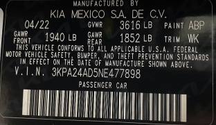 Used 2022 Kia Rio S IVT at Ideal Cars Llc near Mesa, AZ
