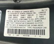 Used 2012  Honda Civic Coupe 2d LX Auto at Ideal Cars Llc near Mesa&comma; AZ