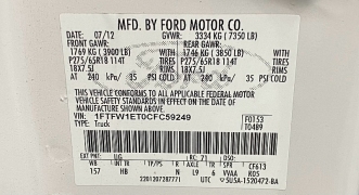 Used 2012  Ford F-150 4WD Supercrew Lariat 6 1&sol;2 at Ideal Cars Llc near Mesa&comma; AZ