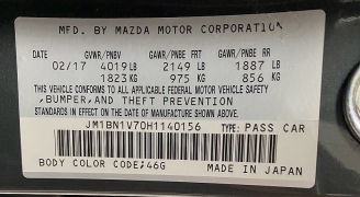 Used 2017  Mazda Mazda3 4d Sedan Touring 2&period;0L Auto at Ideal Cars Llc near Mesa&comma; AZ