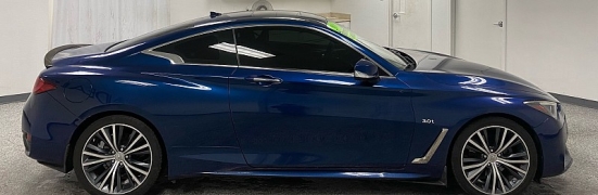 Used 2018 INFINITI Q60 2d Coupe RWD 3.0t LUXE at Ideal Cars Llc near Mesa, AZ