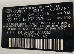 Used 2018  Genesis G80 4d Sedan RWD 3&period;3T Sport at Ideal Cars Llc near Mesa&comma; AZ