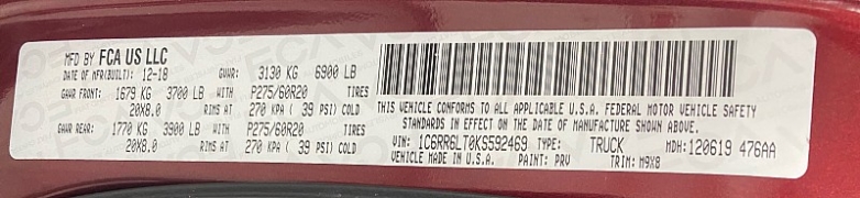 Used 2019  Ram 1500 Classic 2WD Crew Cab Big Horn at Ideal Cars Llc near Mesa&comma; AZ