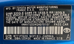 Used 2016  Toyota Yaris 5d Liftback L at Ideal Cars Llc near Mesa&comma; AZ