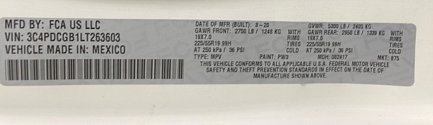 Used 2020  Dodge Journey 4d SUV FWD Crossroad 2&period;4L at Ideal Cars Llc near Mesa&comma; AZ