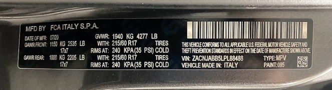 Used 2020  Jeep Renegade 4d SUV FWD Latitude at Ideal Cars Llc near Mesa&comma; AZ