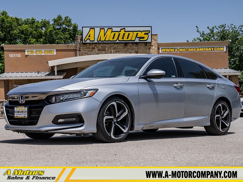 Used 2019  Honda Accord Sedan 4d Sport 1&period;5L CVT at A Motors Sales & Finance near San Antonio&comma; TX
