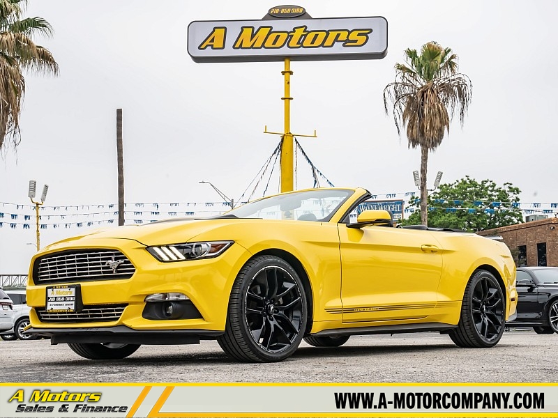 Used 2017  Ford Mustang 2d Convertible EcoBoost Premium at A Motors Sales & Finance near San Antonio&comma; TX