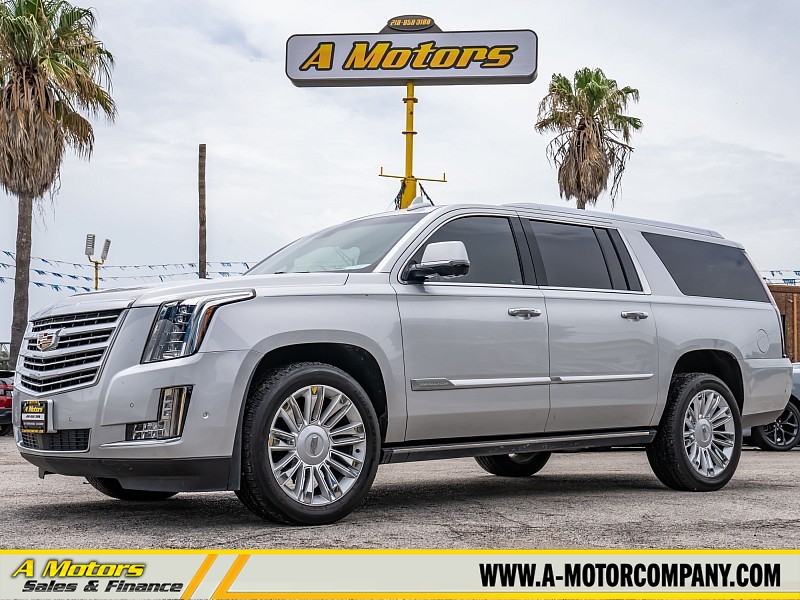 Used 2019  Cadillac Escalade ESV 4d SUV 4WD Platinum at A Motors Sales & Finance near San Antonio&comma; TX