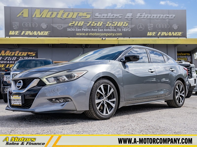 Used 2017  Nissan Maxima 4d Sedan S at A Motors Sales & Finance near San Antonio&comma; TX