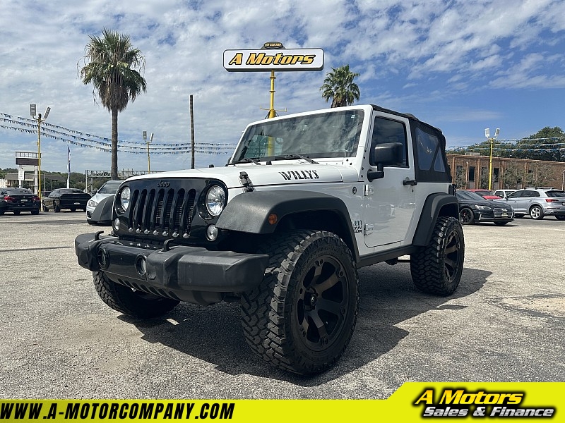 Used 2015  Jeep Wrangler 2d Convertible Sport Willys Wheeler at A Motors Sales & Finance near San Antonio, TX