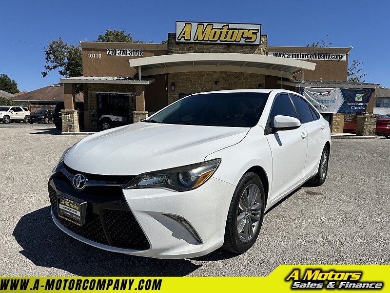 Used 2015  Toyota Camry 4d Sedan SE at A Motors Sales & Finance near San Antonio, TX