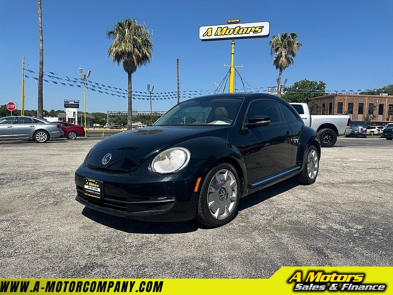 Used 2014 Volkswagen Beetle 2d Coupe 2.5L w/Sunroof/Nav Auto at A Motors Sales & Finance near San Antonio, TX