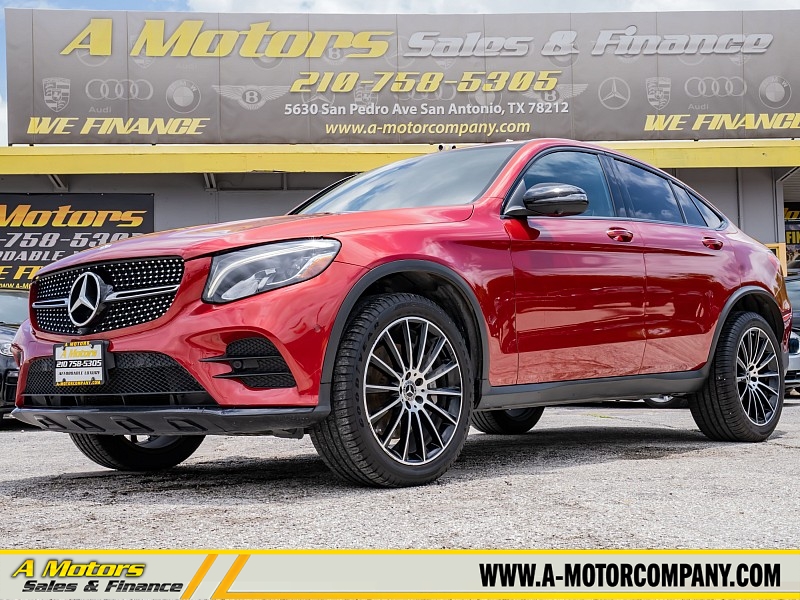 Used 2017  Mercedes-Benz GLC-Class 4d SUV Coupe GLC300 4matic at A Motors Sales & Finance near San Antonio&comma; TX