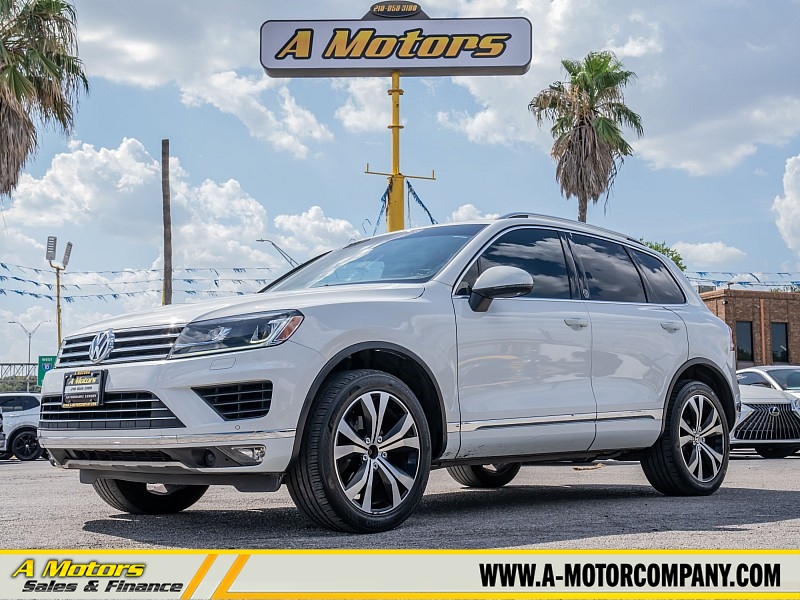 Used 2017  Volkswagen Touareg 4d SUV 4motion Wolfsburg at A Motors Sales & Finance near San Antonio&comma; TX