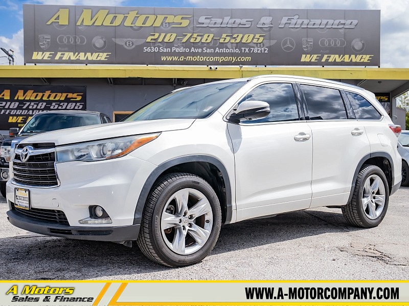 Used 2014  Toyota Highlander 4d SUV FWD Limited at A Motors Sales & Finance near San Antonio&comma; TX
