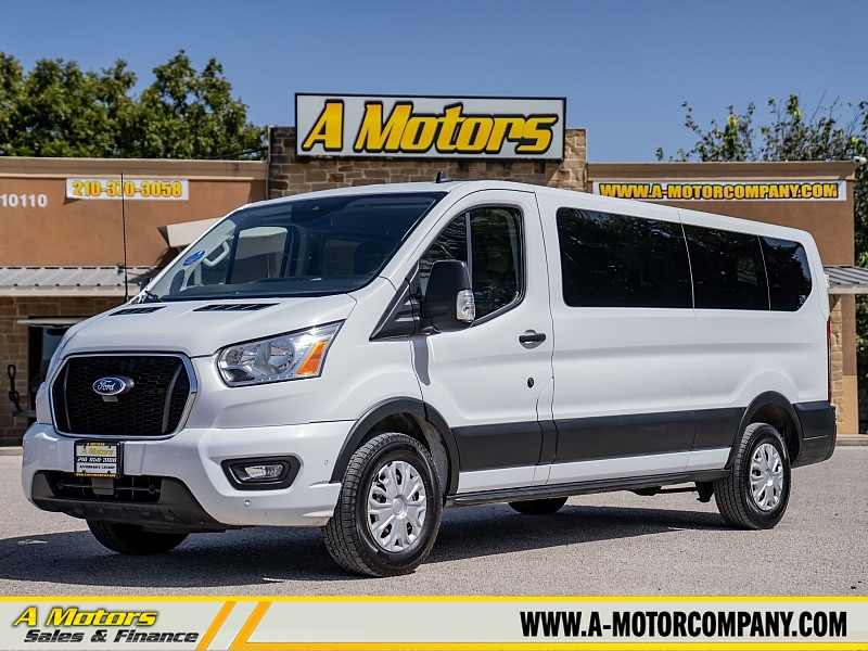 Used 2021  Ford Transit Passenger Wagon T-350 148" Low Roof XLT RWD at A Motors Sales & Finance near San Antonio&comma; TX