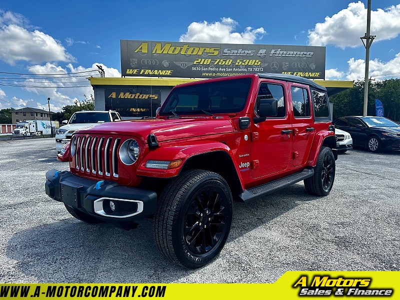 Used 2022  Jeep Wrangler Unlimited 4xe Sahara 4x4 at A Motors Sales & Finance near San Antonio, TX