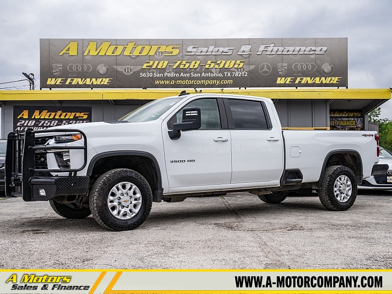Used 2021  Chevrolet Silverado 3500HD 4WD Crew Cab 159" LT Gas at A Motors Sales & Finance near San Antonio&comma; TX