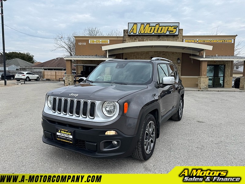 Used 2016  Jeep Renegade 4d SUV FWD Limited at A Motors Sales & Finance near San Antonio, TX